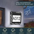thumbnail image 4 of Waterproof Street Sign Solar Digital House Light Number Wall Light Address Sign Number Plate Suitable for Garden A, 4 of 6