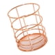 thumbnail image 4 of Cesta multiusos Cesta de almacenamiento Cesta de metal Caja organizadora de celosía para Ronda de oro rosa, 4 of 9
