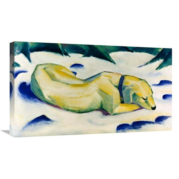 30 in. The Hound Weiber Hund Art Print Franz Marc
