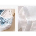 thumbnail image 6 of Summer Tops for Women Embroidered 3/4 Sleeve Boho Linen Shirts V Neck Tunic Peasant Clothes, 6 of 7
