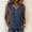 A612 Blue, variant on Xdegoge Womens Checkered Henley Tank Tops Sleeveless V Neck Shirt Partial Button Down Blouse Summer Casual Vest Classic Gingham Pattern Lightweight Fashion Tee Apparel