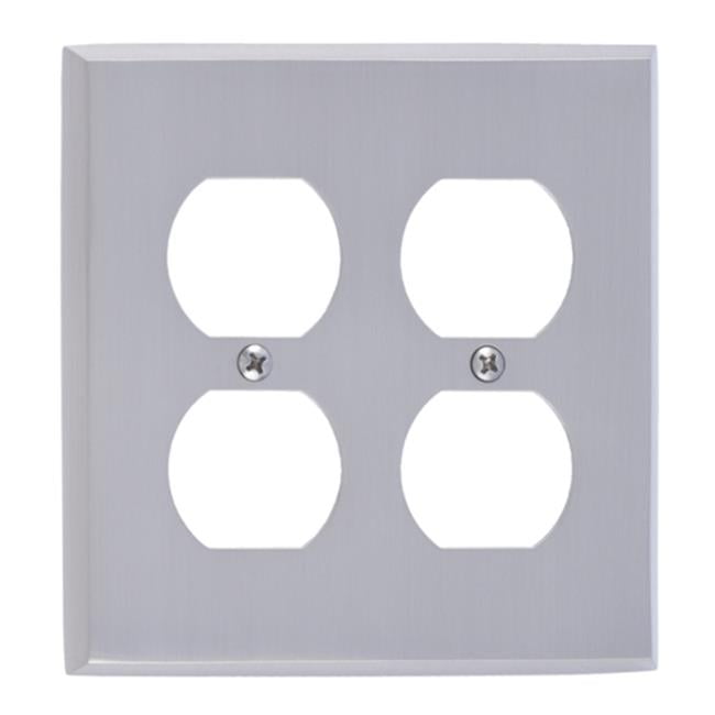 BRASS Accents M07-S4580-619 Quaker Switchplates Satin Nickel