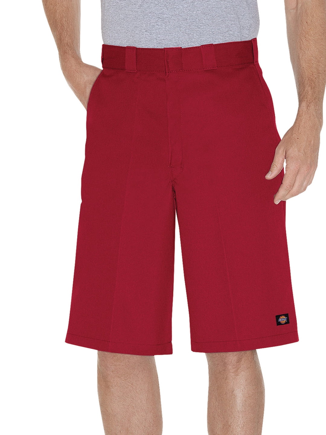 Dickies Men's 13 Inch Loose Fit Multi-Pocket Work Short Red
