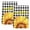 Black Yellow, variant on Sunflowers Kitchen Towels Set of 2, Black White Check Sunshine Buffalo Bee Absorbent Dish Towels for Kitchen, Microfiber Hand Towel, Quick Drying Tea Towel for Cleaning Decorative Dishcloths