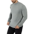 thumbnail image 4 of X RAY JEANS Mens Mock Neck Sweater Pullover, Sage, L, 4 of 10