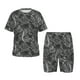 thumbnail image 1 of Fotbe Snake Pijama Estampada de 2 Piezas para Niños – Ropa de Dormir de Manga Corta Cómoda para Niños y Niñas, Camiseta y Shorts de Algodón-Large, 1 of 6