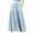 Light Blue, variant on Ruimatai Women's Casual Low Waist Pleated Denim Skirt with Drawstring, Comfortable Stretch Polyester Mini Skirt for Summer Spring Daily Wear