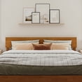 thumbnail image 2 of Orlando King Modern Wood Panel Headboard in Light Toffee, 2 of 9
