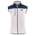thumbnail image 2 of Men's Cutter & Buck  Oatmeal North Carolina Tar Heels Vault Cascade Eco Sherpa Fleece Full-Zip Vest, 2 of 3