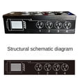 thumbnail image 3 of 1Pc 4-Channel 3-Pin XLR Audio Network Cable Extender, 3 of 5