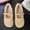 #393-Beige, variant on Women's Fashion Casual Winter Loafers – Fleece-Lined Buckle Strap Low Heel Slip-On Comfortable Flats with Versatile Styles for Daily Wear