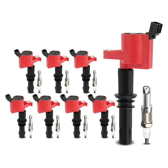 Ignition Coil Set with Spark Plugs 16 - Compatible with 2004 - 2008 Ford F-150 5.4L V8 2005 2006 2007
