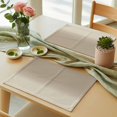 thumbnail image 3 of Khaki Ombre Placemats Set of 4 Gradient Gradual Color Place Mats Table Mats Kitchen Dining Home Outdoor Party Table Decoration, 3 of 9