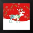 thumbnail image 2 of Wild Apple Portfolio 15x15 Black Modern Framed Museum Art Print Titled - Mod Holiday V, 2 of 5