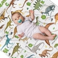 thumbnail image 3 of Dinosaur Blanket for Boys Cute Alphabet Dinosaur Blankets Warm Soft Throw Blankets for Couch Sofa 50 X 60 inch for Kids Adult, 3 of 6