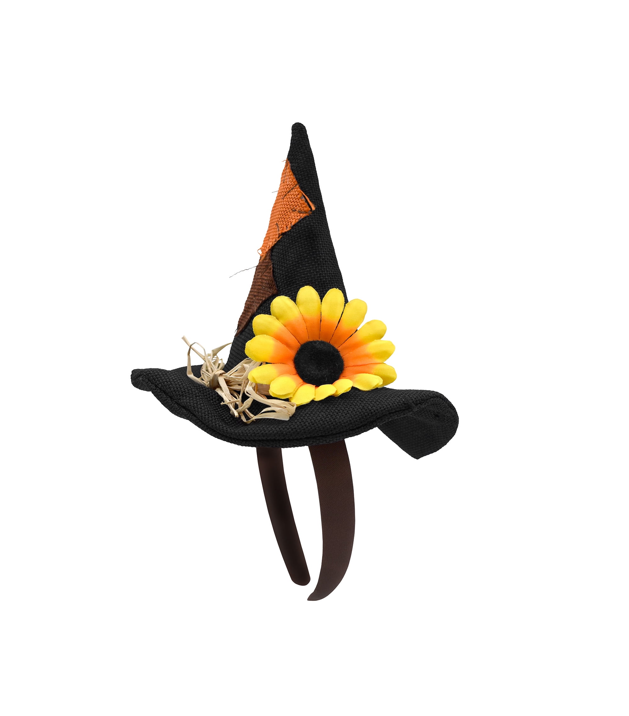 Nicky Bigs Novelties Womens Mini Scarecrow Headband Hat Fake Straw