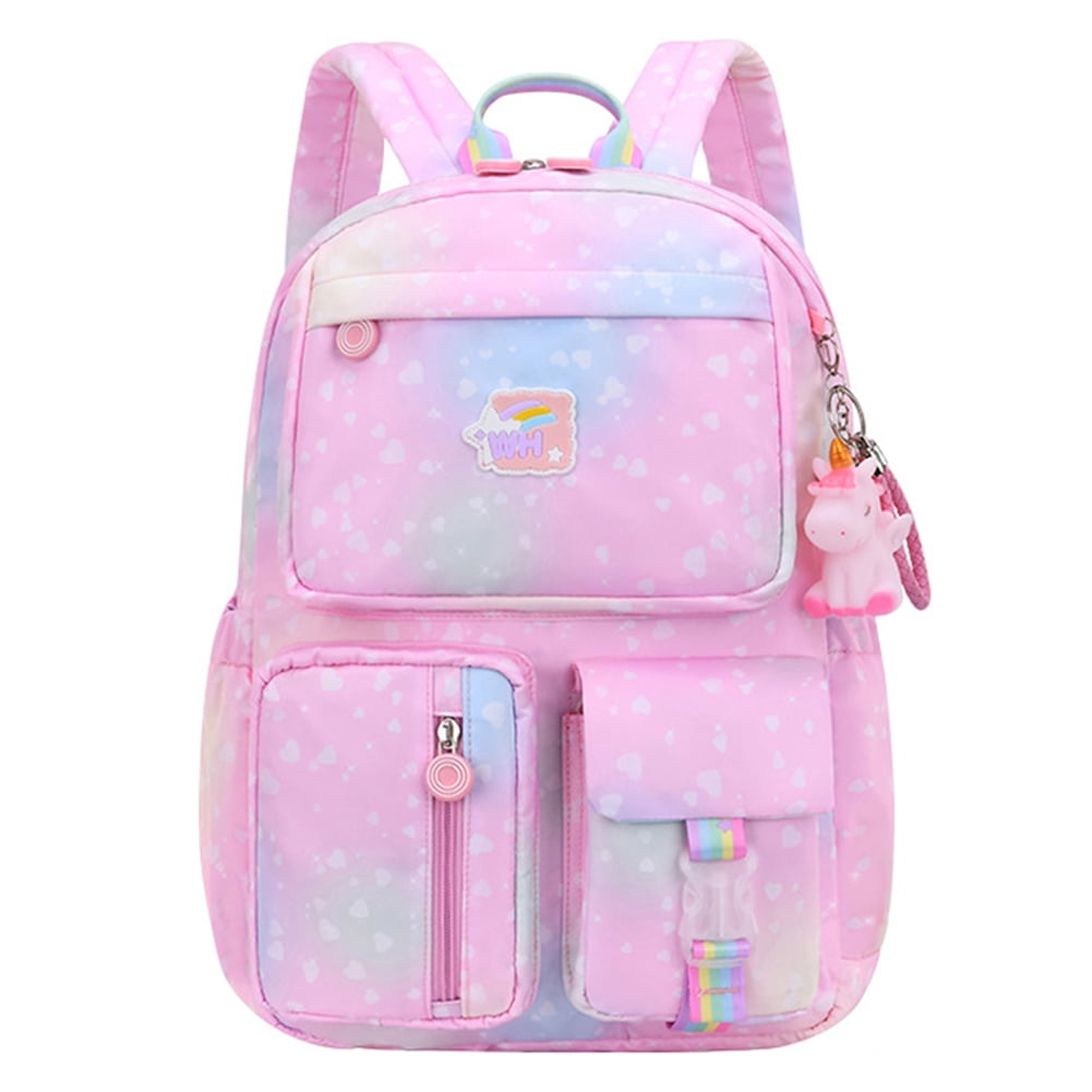 LoyGkgas New Rainbow Kids Girl Daypack Cute School Kindergartens