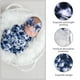 thumbnail image 4 of 1 set Recién nacido arco diadema y swaddle wrap baby gradient color manta de color, 4 of 6