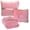 Light Pink, variant on BlueHills Premium Soft Plush Large Travel Blanket Pillow Airplane Throw - Gray