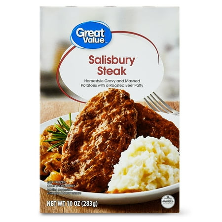 Great Value Salisbury Steak, 10 oz (Frozen)