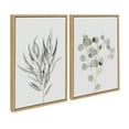 thumbnail image 2 of Sylvie Neutral Botanical 18 in x 24 in Framed Painting Canvas Art Prints, by Kate and Laurel Set of 2, 2 of 8