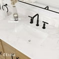thumbnail image 6 of Eviva Graham 42"W x 22"D Oak Bathroom Vanity with White Arabescato Engineered Stone Countertop and Undermount Ceramic Sink, 6 of 11