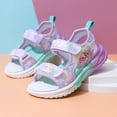 thumbnail image 1 of Sandalias de Disney para niñas, novedad de verano, malla de princesa congelada, bonitos dibujos animados de elsa, zapatos de playa informales para niñas, 30 plantillas de 19 CM Gao Jinjia LED, 1 of 2