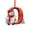 O, variant on A‑Z Snowman 26 Letter Christmas Tree Ornaments, 2D Flat Acrylic Hanging Initial Ornament Pendants, Red Snowman Alphabet Decor for Xmas Party Holiday Decoration