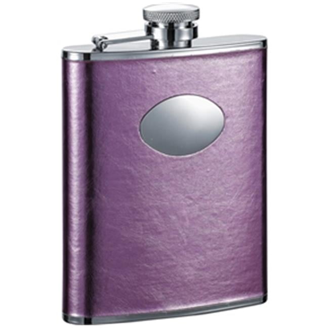Maxam 6oz Stainless Steel Flask With Pink Sparkled Wrap for sale online 