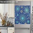 GZHJMY Beautiful Christmas Snowflakes Dishwasher Cover 20x26in,Reuseable Refrigerator