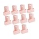 thumbnail image 1 of 10 piezas de portavasos con asa, soporte para bebidas de cartón portátil Rosa, 1 of 9