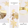 thumbnail image 3 of Stainless Steel Rotating Candlestick Tealight Candle Holder Gold Carousel Candlestick for Witch Altar Decoration Spinning Candle Topper for Weddings Parties（Snow Gold）, 3 of 8
