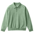thumbnail image 4 of Long Sleeve Polo Shirts for Men Classic Golf Shirt Thermal Pullover Tops GN1 XXL, 4 of 4