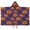 Halloween Pumpkin Bat, variant on Halloween Pink Ghosts and Heart Pumpkins Hooded Bath Towel，60"x35" for Ages 3 To 12 Kids, Quick Dry Lightweight Soft Microfiber Hood Beach Towel Cover Up for Kids