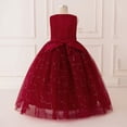 thumbnail image 5 of HAYIMI Child Girls Formal Party Dress Elegant Tutu Gown For Recital Pageant Beach O-Neck Boho Dresses, 5 of 8