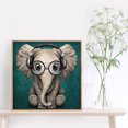 thumbnail image 4 of DIY impreso 11CT conjunto de costura música elefante bordado completo Kits de punto de cruz Tmvgtek decoración de arte en el hogar, 4 of 9