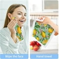 thumbnail image 6 of SKYSONIC 4 PCS Yellow Lemons Baby Washcloths Towel Set, Highly Absorbent & Soft Cotton Wash Cloths, Face Hand Towels for Bathroom, Multi-Purpose Fingertip Towels, 12"x 12", 6 of 7