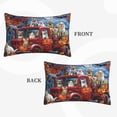 thumbnail image 2 of Daiia Halloween Pets Pumpkins Bedding Waterproof Pillow Protector Zippered Queen – Bed Bug Proof Pillow Encasement-16"x24", 2 of 6