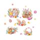 thumbnail image 4 of Pascua de la ventana de Pascua decoración de la Pascua de PVC Dirección extraíble de la ventana extraíbles calcomanías para la sala de estar de, 4 of 8
