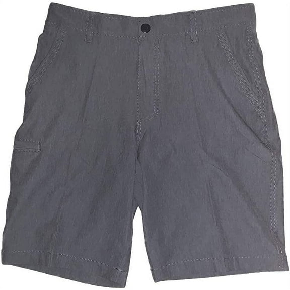 G.H. Bass & Co. Men's Stretch Waistband Quick Dry Shorts (Sharkskin, 34)