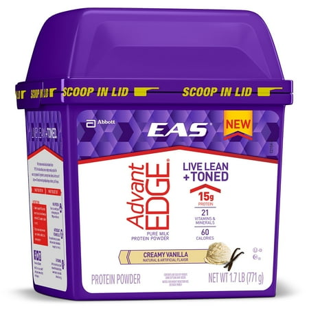 Ribose 100 Grams Powder - EAS Advantedge Lean15 Protein Powder, Creamy Vanilla, 15g Protein, 1.7 Lb