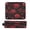 Red Roses and Hearts Pattern, variant on Hair Tool Organizer Bag with Heat Resistant Mat Removable Travel Storage Case for Hot Air Brushes Curling Irons Pink Rose Pattern