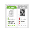 thumbnail image 3 of Ventilador Portátil Recargable Ventilador De Piso Con Luz Xtellar negro, 3 of 4