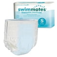 thumbnail image 1 of Swimmates Ropa interior de natación para adultos con costuras laterales desgarrables, unisex, desechable, pequeño/jóven XL (cintura de 22 a 36 pulgadas), 22 unidades (caja de 4), 1 of 7
