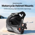 thumbnail image 3 of Motorcycle Helmet Chin Mount Strap for GoPro Hero 12/11/10/9 & Insta360 Action 3 – Secure & Adjustable Camera Mount, 3 of 11