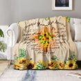 thumbnail image 2 of Christian Gifts Blanket for Women - Inspirational Religious Bible Verse Scripture Prayers Faith Lightweight Throw Blanket for Men Mom Adults Fleece Cozy Fuzzy Bedroom Living Room Decor Gift 50"x60", 2 of 6
