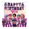 thumbnail image 2 of Demon Singer Hunters Birthday Decorations Cake Topper Banner Balloon Set Demon Singer Hunters Party Decorations Hunters Theme Birthday Party Supplies F, 2 of 6