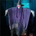 thumbnail image 3 of Decoración De Fantasmas De Halloween, Calavera Colgante De Terror Ligera Y Aterradora, Bruja Estrellada De Halloween Vívida Para Chico Y Niño matsuzay HA013467-00, 3 of 7