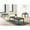 Dark Gray, variant on Dark Gray Living Space Table Compilation - 3pcs With 1x Coffee And 2x End Tables, Contemporary Style, , Particle Board, Rubberwood Room Classic &