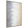thumbnail image 5 of Golden Cascade Textured Glitter Hand Painted Framed Canvas Wall Art, 5 of 12